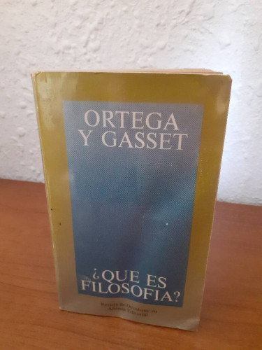 Portada del libro de QUE ES FILOSOFIA