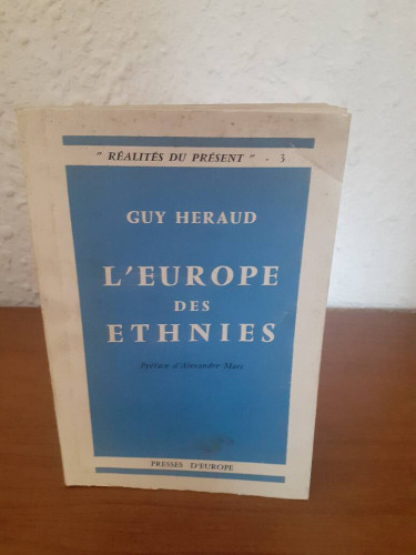 Portada del libro de L'EUROPE DES ETHNIES