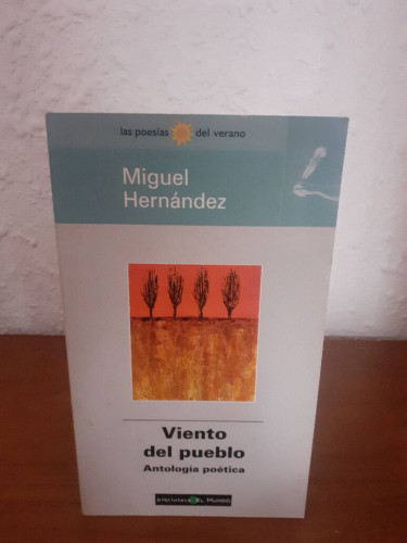 Portada del libro de VIENTO DEL PUEBLO ANTOLOGIA POETICA