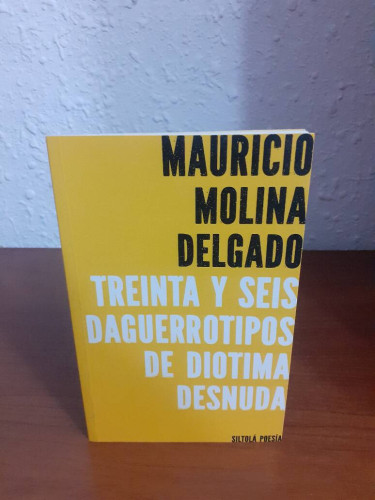 Portada del libro de TREINTA Y SEIS DAGUERROTIPOS DE DIOTIMA DESNUDA