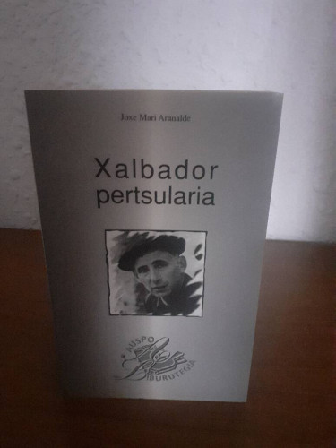 Portada del libro de XALBADOR PERTSULARIA