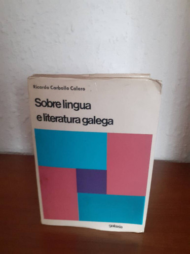 Portada del libro de SOBRE LINGUA E LITERATURA GALEGA