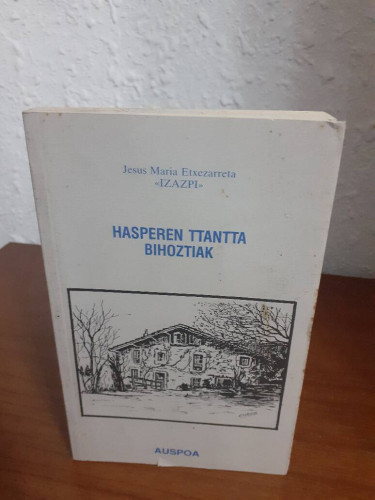 Portada del libro de HASPEREN TTANTTA BIHOZTIAK