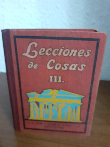 Portada del libro de LECCIONES DE COSAS III