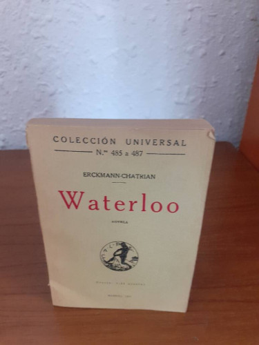 Portada del libro de WATERLOO