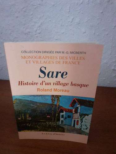 Portada del libro de SARE HISTOIRE D'UN VILLAGE BASQUE