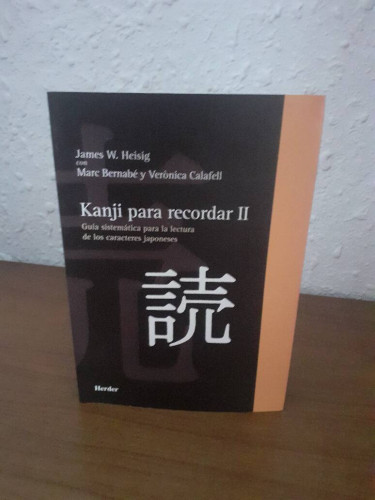 Portada del libro de KANJI PARA RECORDAR II GUIA SISTEMATICA PARA LA LECTURA DE LOS CARACTERES JAPONES