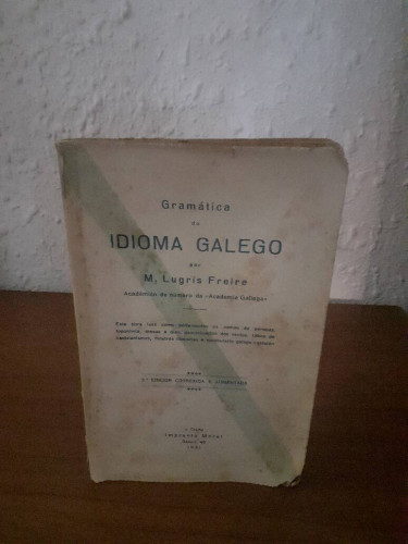 Portada del libro de GRAMATICA DO IDIOMA GALEGO