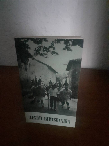 Portada del libro de LEXOTI BERTSOLARIA