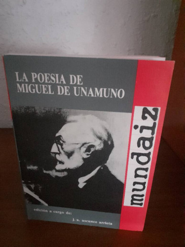 Portada del libro de POESIA DE MIGUEL DE UNAMUNO, LA