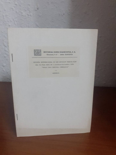 Portada del libro de JULIO CARO BAROJARI OMENALDIA