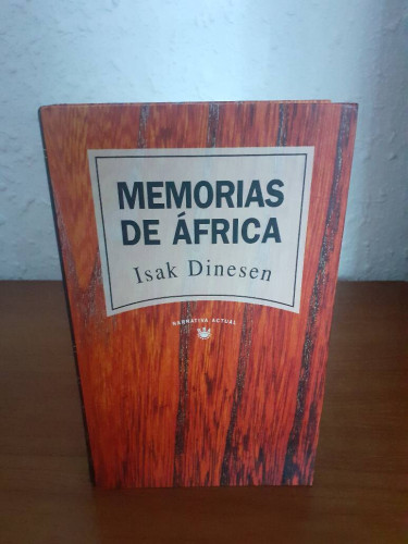 Portada del libro de MEMORIAS DE AFRICA