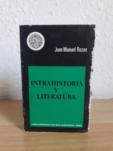 Portada del libro de INTRAHISTORIA Y LITERATURA