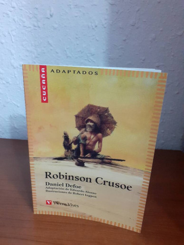 Portada del libro de ROBINSON CRUSOE