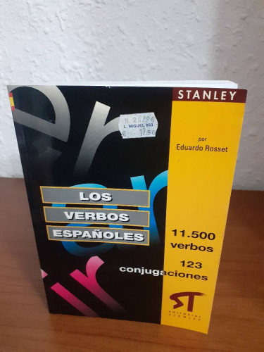 Portada del libro de VERBOS ESPAÑOLES 11500 VERBOS 123 CONJUGACIONES, LOS