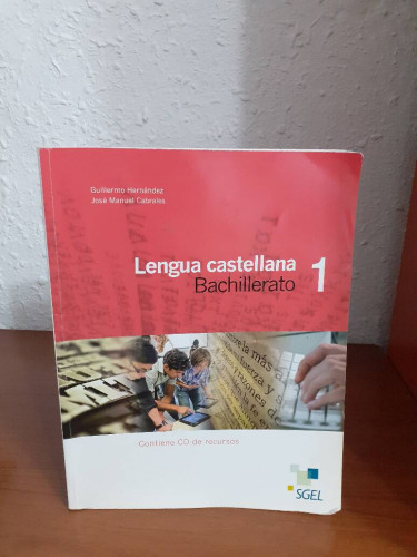 Portada del libro de LENGUA CASTELLANA BACHILLERATO 1