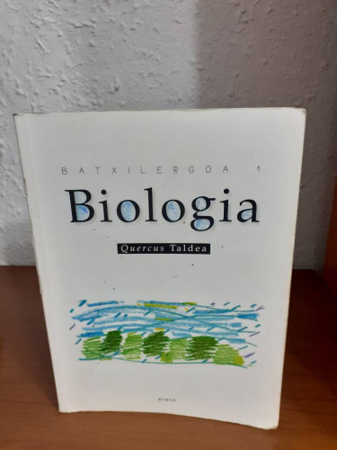 Portada del libro de BIOLOGIA QUERCUS TALDEA BATXILERGOA 1