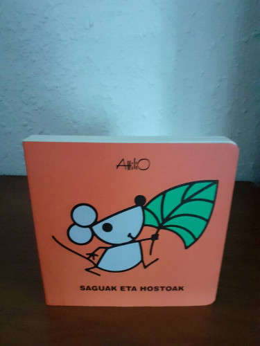 Portada del libro de SAGUAK ETA HOSTOAK