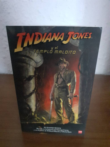 Portada del libro de INDIANA JONES Y EL TEMPLO MALDITO