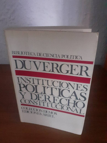 Portada del libro de INSTITUCIONES POLITICAS Y DERECHO CONSTITUCIONAL