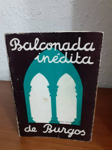 Portada del libro de BALCONADA INEDITA DE BURGOS