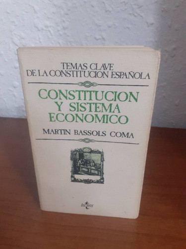 Portada del libro de CONSTITUCION Y SISTEMA ECONOMICO