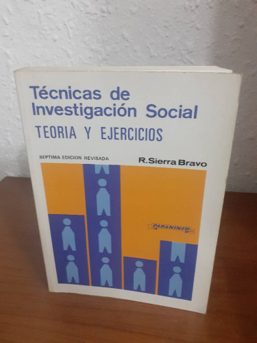 Portada del libro de TECNICAS DE INVESTIGACION SOCIAL TEORIA Y EJERCICIOS