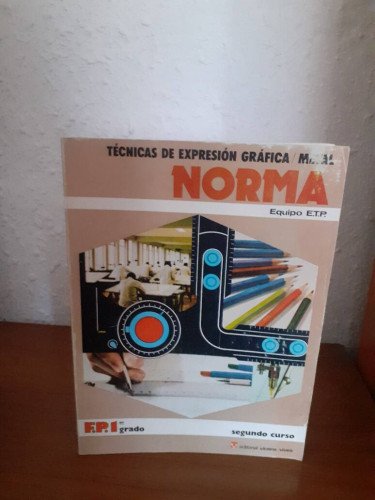 Portada del libro de TECNICAS DE EXPRESION GRAFICA METAL NORMA FPI GRADO SEGUNDO CURSO