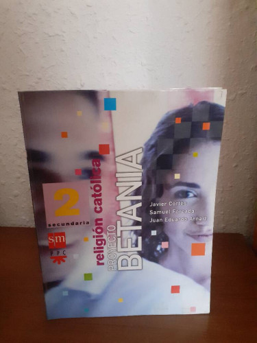 Portada del libro de RELIGION CATOLICA PROYECTO BETANIA 2 SECUNDARIA