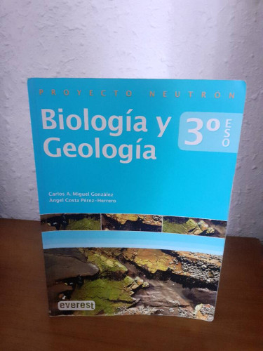 Portada del libro de BIOLOGIA Y GEOLOGIA 3 ESO PROYECTO NEUTRON