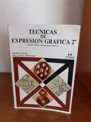 Portada del libro de TECNICAS DE EXPRESION GRAFICA 2 RAMAS METAL AUTOMOCION Y MINERIA FP