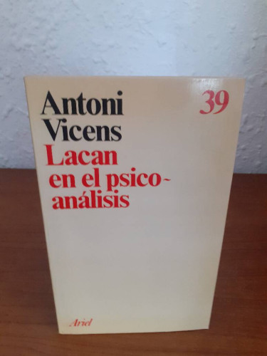 Portada del libro de LACAN EN EL PSICOANALISIS