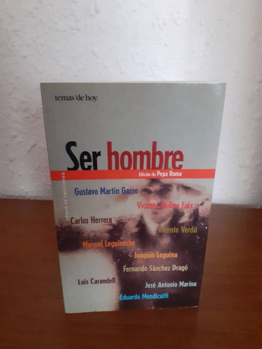 Portada del libro de SER HOMBRE