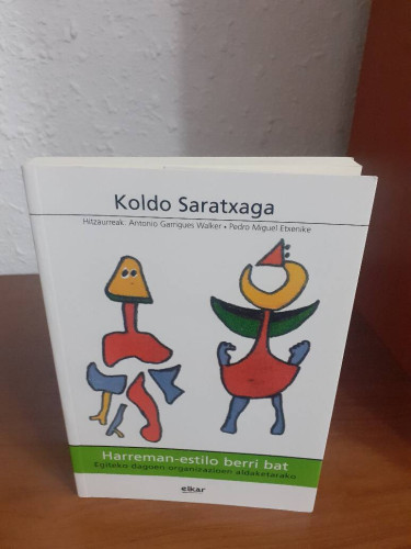 Portada del libro de HARREMAN ESTILO BERRI BAT EGITEKO DAGOEN ORGANIZAZIOEN ALDAKETARAKO