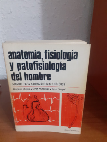 Portada del libro de Anatomía, fisiología y patofisiología del hombre manual para farmaceúticos y biólogos