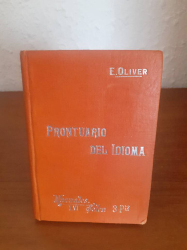 Portada del libro de PRONTUARIO DEL IDIOMA