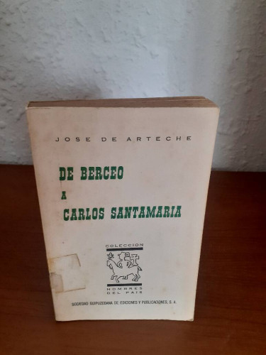 Portada del libro de DE BERCEO A CARLOS SANTAMARIA