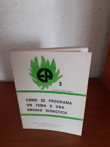 Portada del libro de Como se programa un tema o unidad didáctica