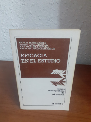 Portada del libro de Eficacia en el estudio