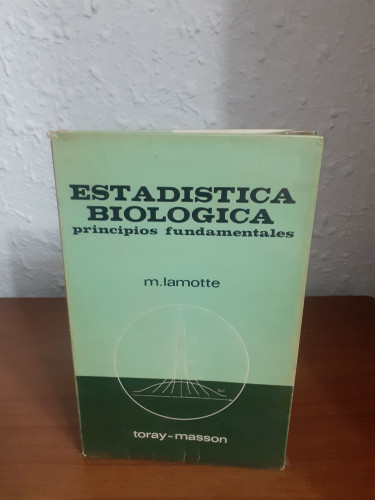 Portada del libro de Estadística biológica principios fundamentales