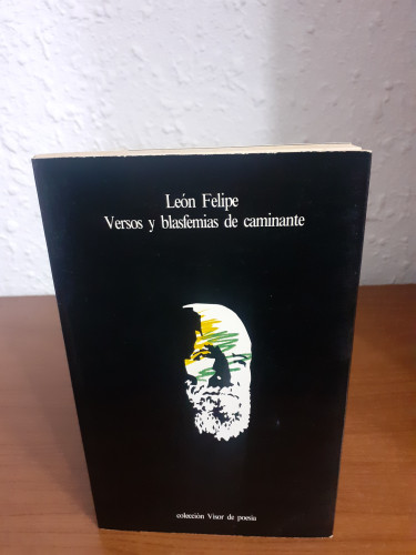 Portada del libro de Versos y blasfemias de caminante