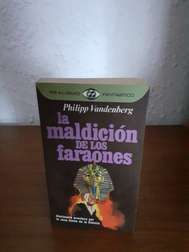 Portada del libro de Maldición de los faraones, la