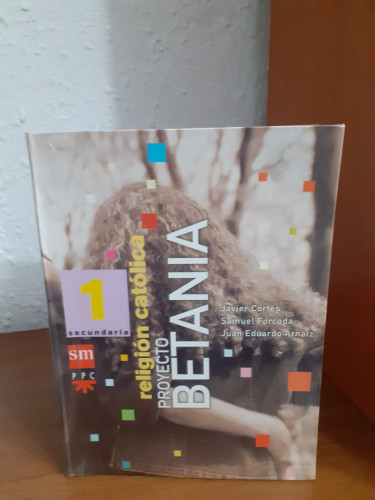 Portada del libro de Religión católica. 1 ESO. Betania