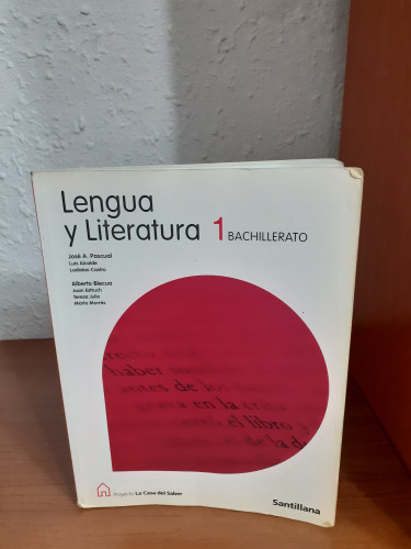 Portada del libro de Proyecto La Casa del Saber, lengua y literatura, 1 Bachillerato