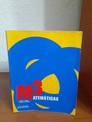 Portada del libro de Matemáticas 3 Educación Secundaria