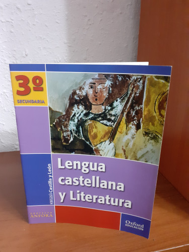 Portada del libro de Lengua castellana y literatura 3 secundaria