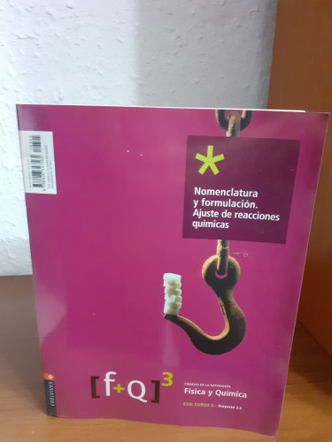 Portada del libro de Nomenclatura y formulación Ajuste de reacciones químicas