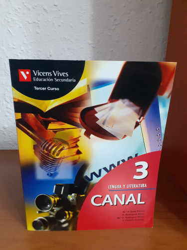 Portada del libro de LENGUA Y LITERATURA 3 ESO CANAL