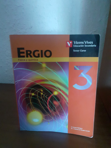 Portada del libro de Física y Química 3 ESO Ergio