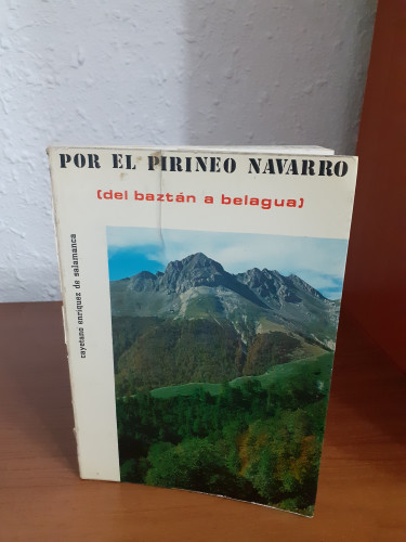 Portada del libro Por el pirineo navarro del Baztan a Belagua